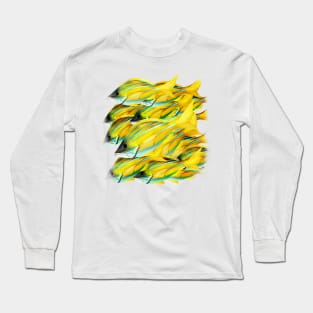 Blue Stripe Snapper Fish School Long Sleeve T-Shirt